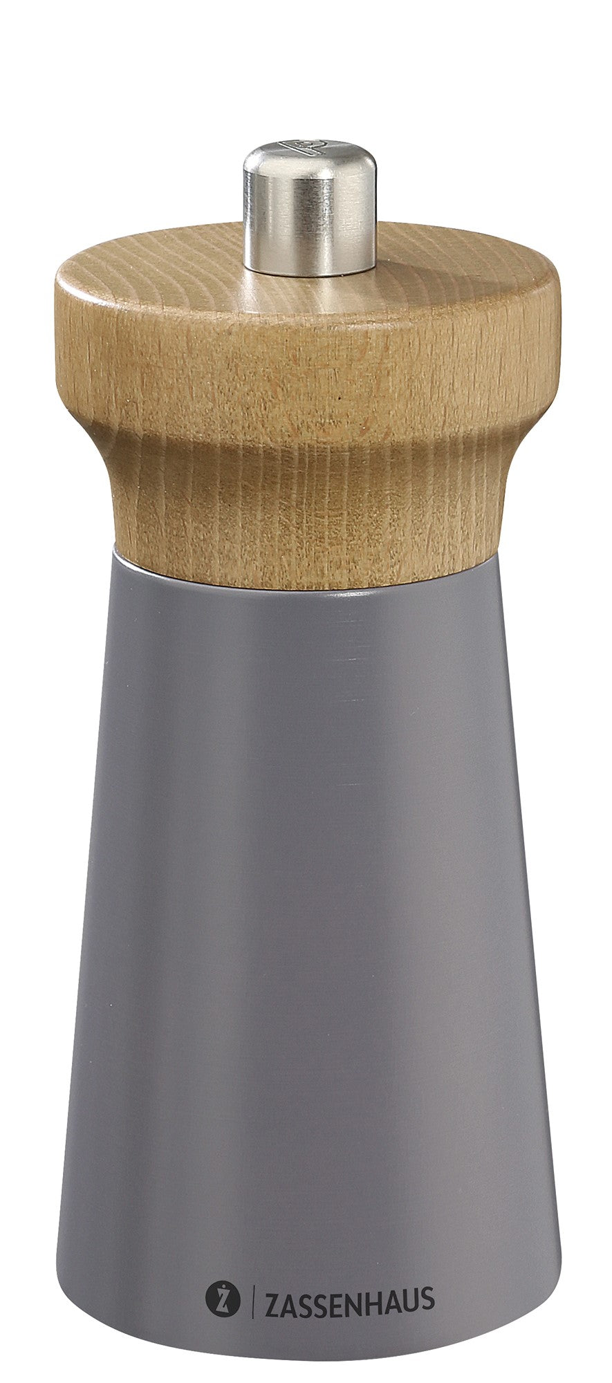 Zassenhaus Pepper mill Westerland Ceramic Grinder - Granite Grey/Beech