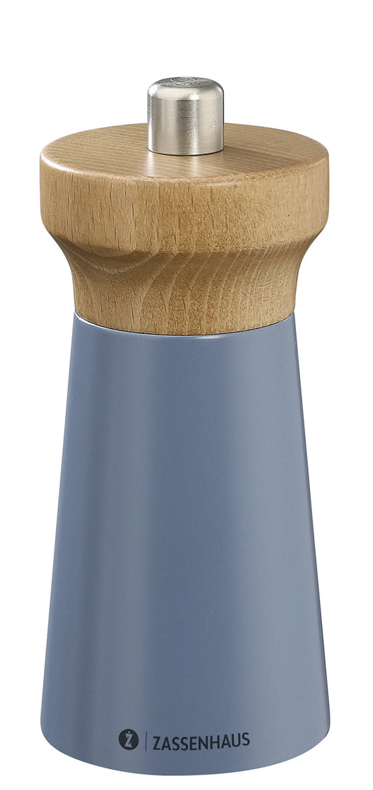 Zassenhaus Beech Wood Ceramic Spice Grinder - Deep sea/Beech
