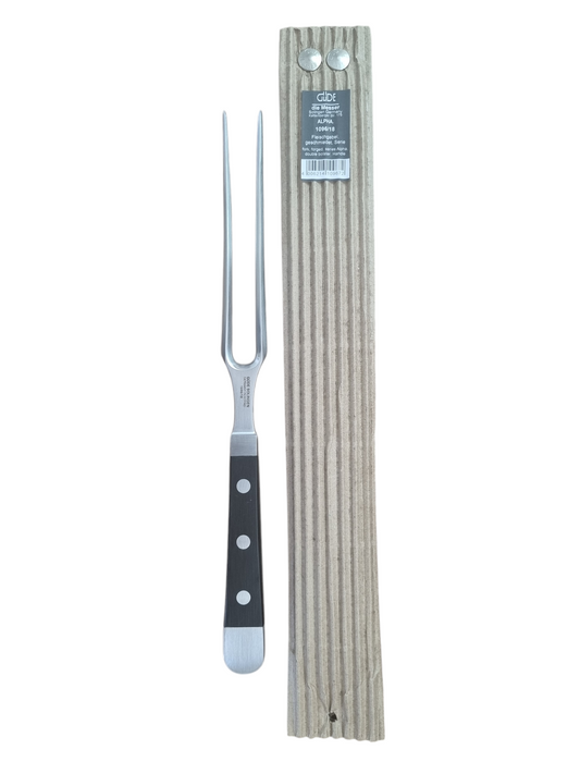 Guede Alpha Black Carving Fork 18cm