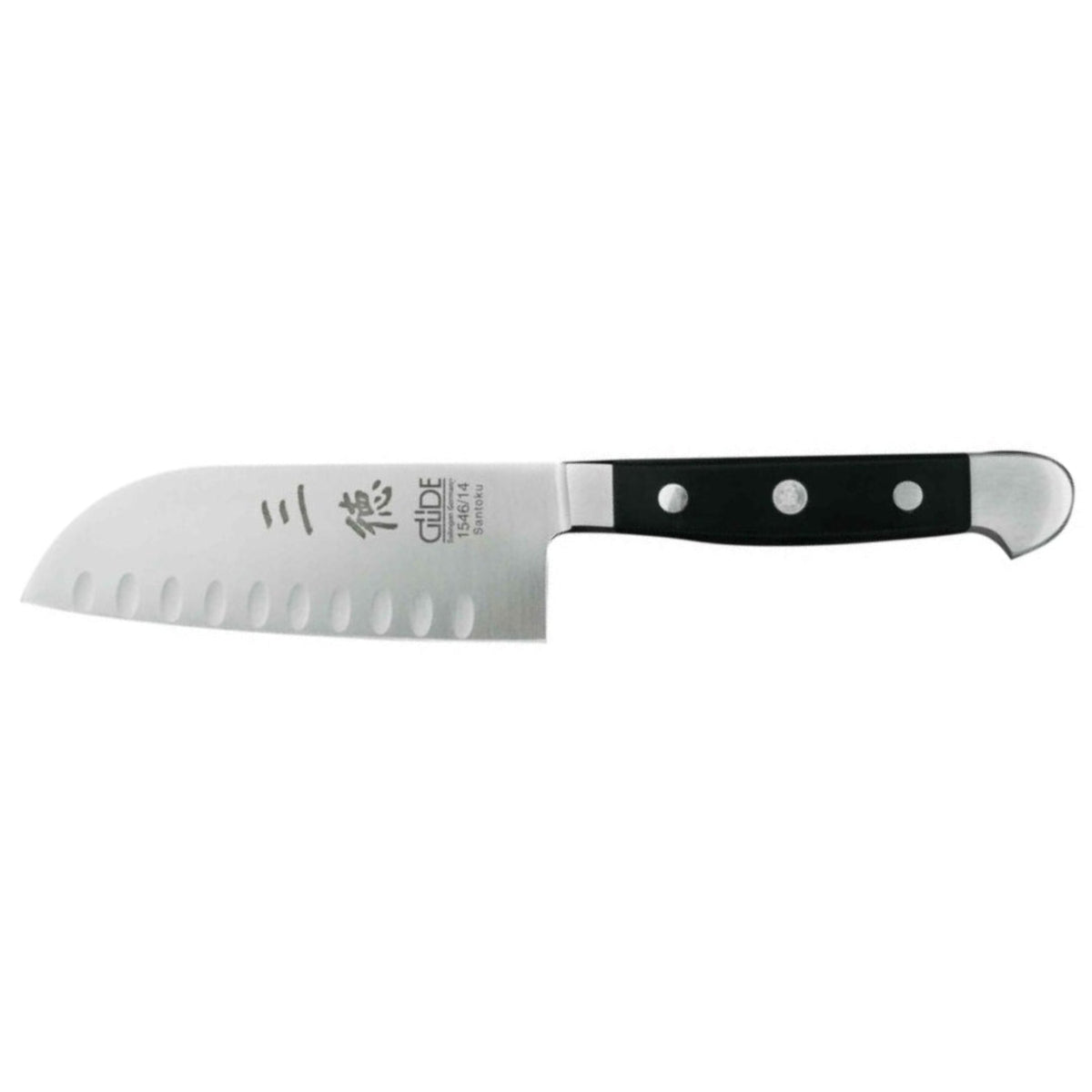 Guede Alpha Black Santoku Knife 14cm*