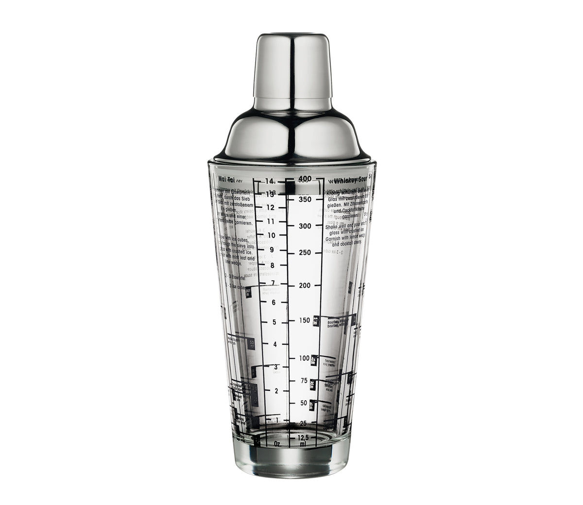 Cilio Cocktail Shaker with Recipes