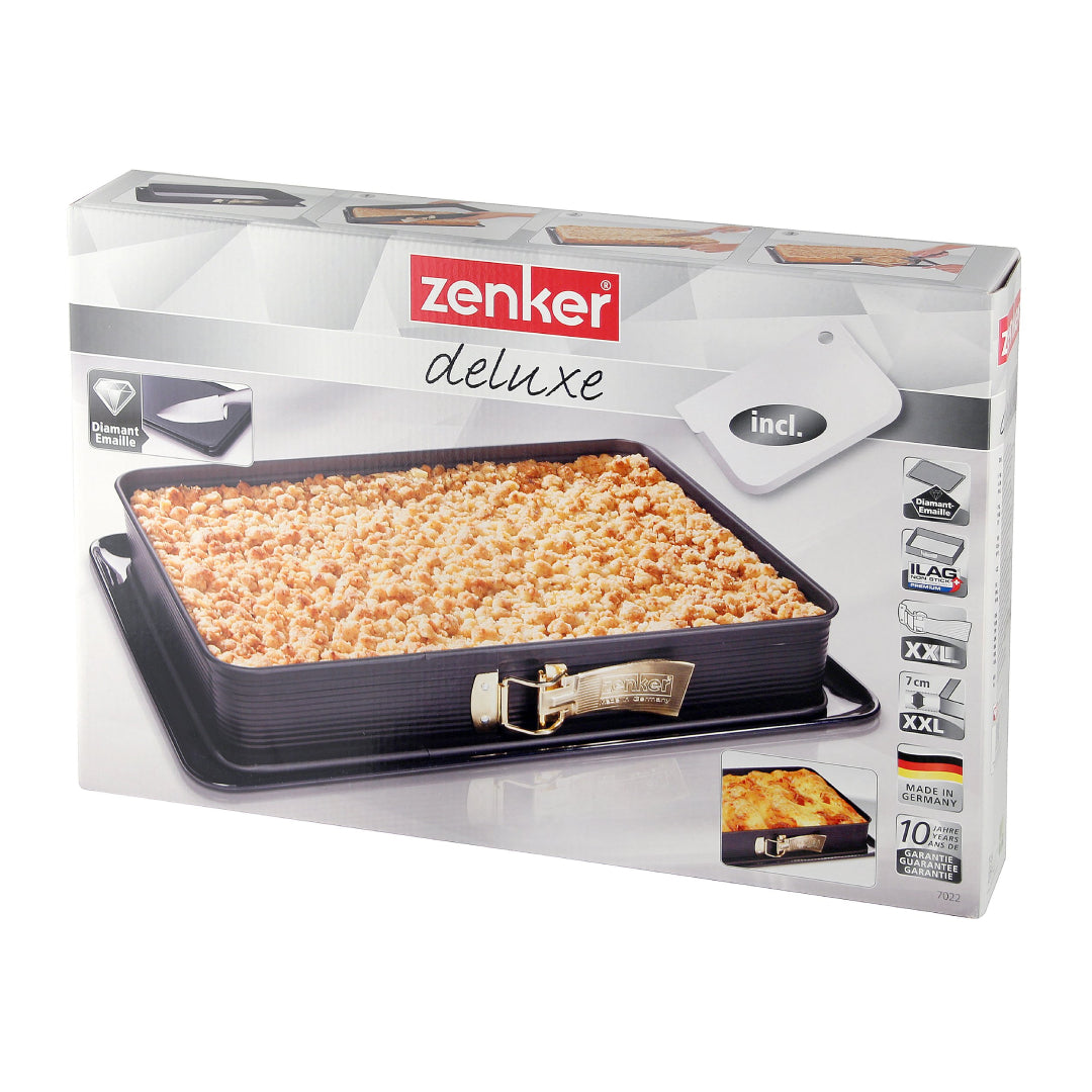 Zenker Springform Baking Tin with leak-proof base 32x22x7cm