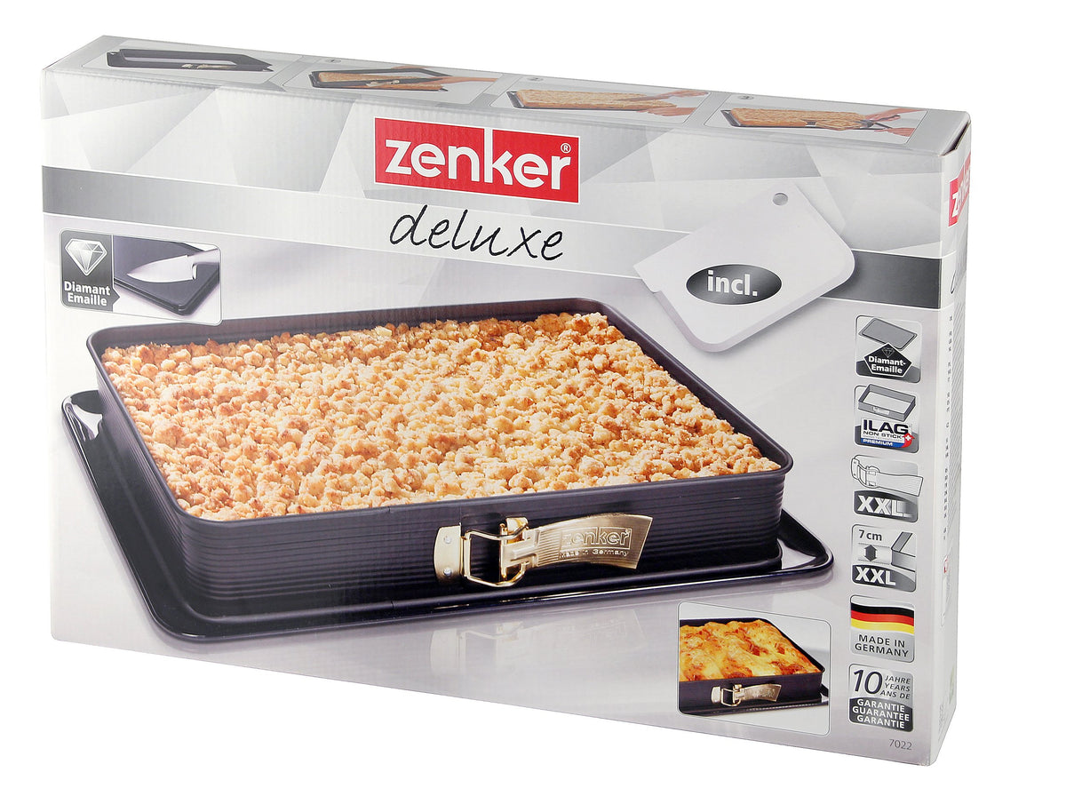 Zenker Springform Baking Tin with leak-proof base 42x29x7cm
