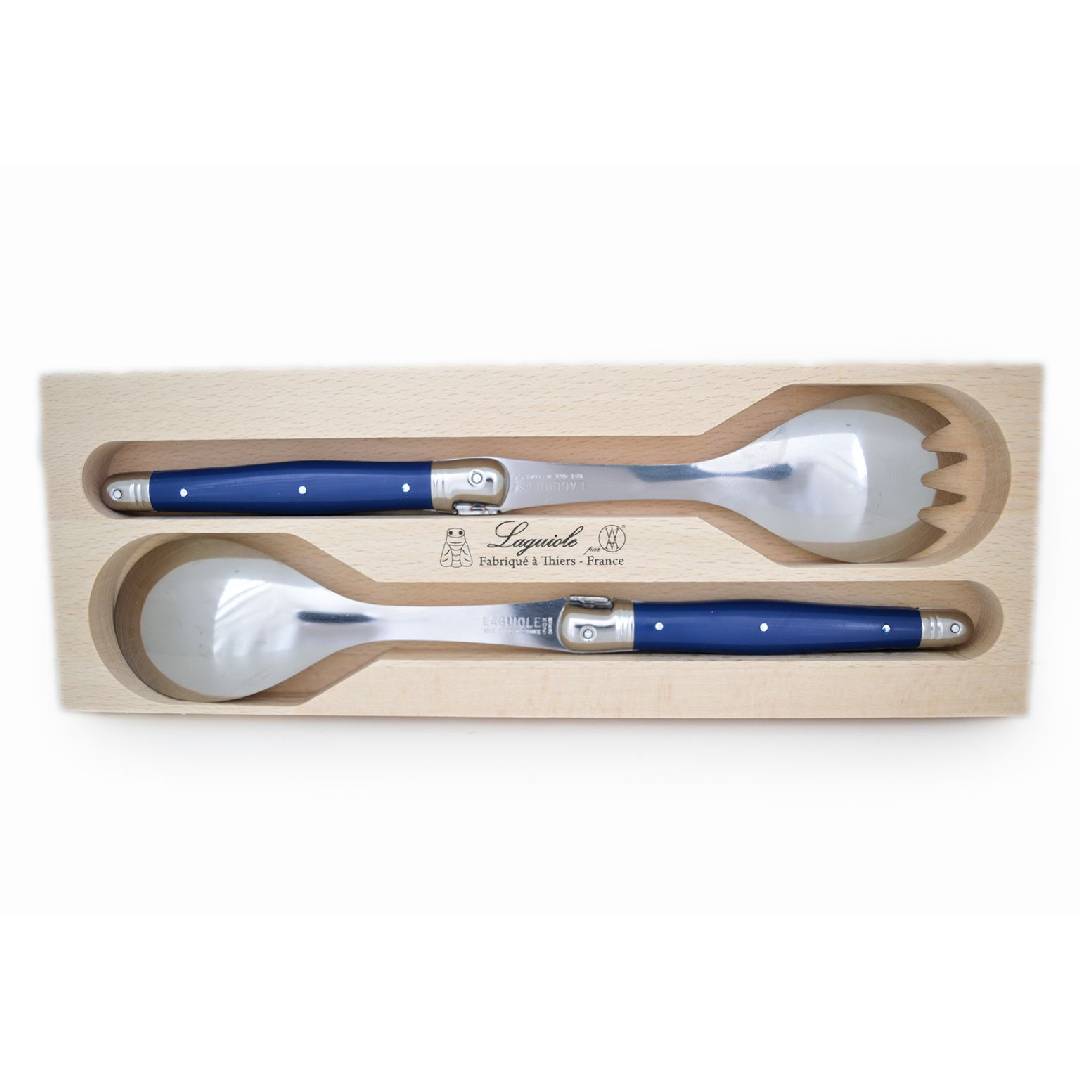 Andre Verdier Salad Server Set 2pc - New Blue