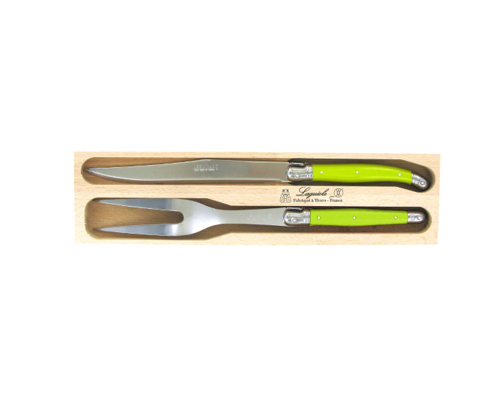 Andre Verdier Carving Set 2pc - Lime Green