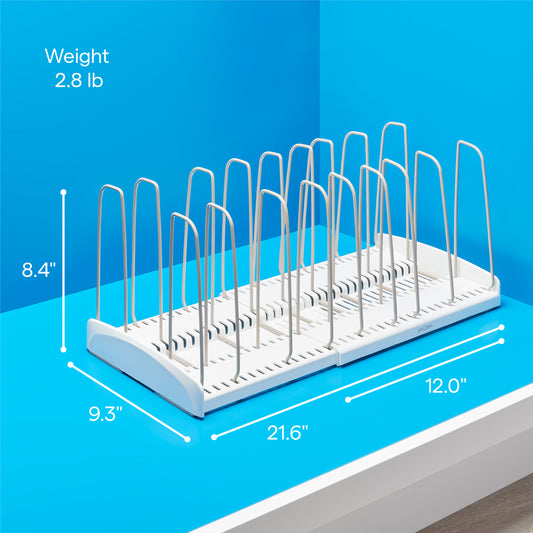 YouCopia StoreMore Expandable Cookware Rack - White
