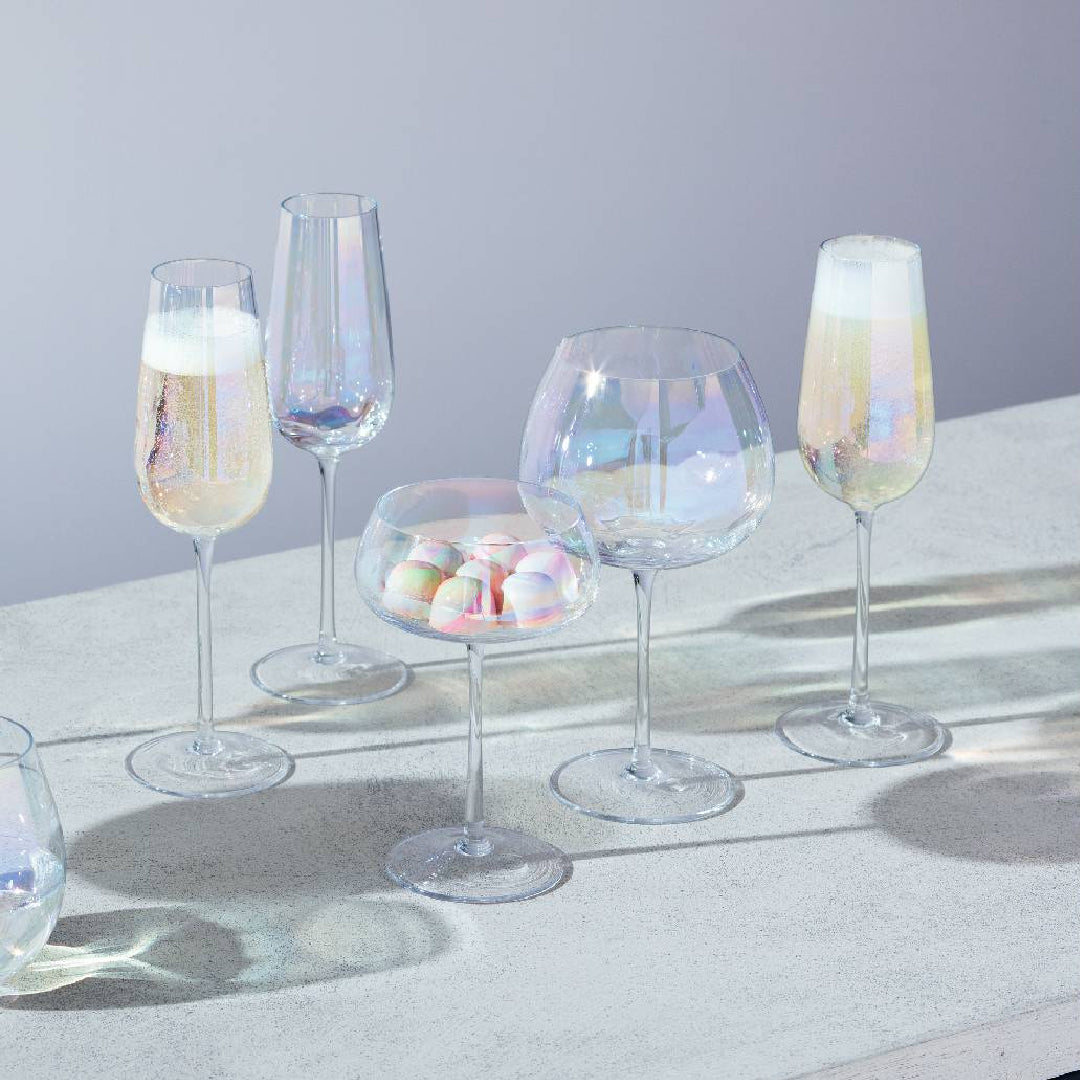 LSA International Pearl Champagne Flute - Set of 4