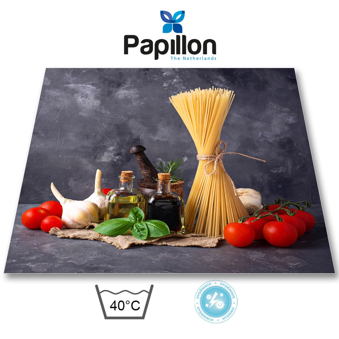 Papillon Square Induction Cooktop Protector - Italian Food