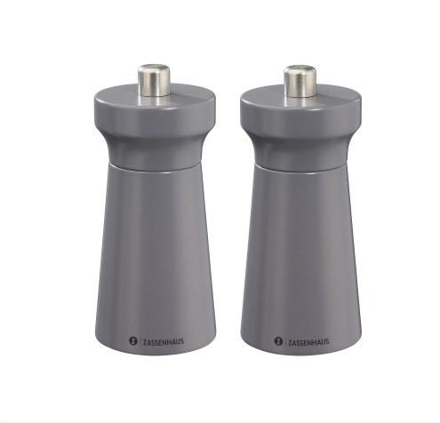 Zassenhaus WESTERLAND 12cm Salt & Pepper Set - Granite Grey