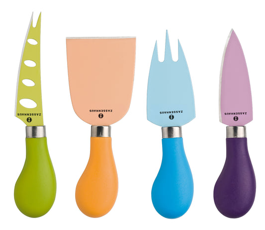 Zassenhaus Cheese Knife Set 'TRENDY', Set of 4