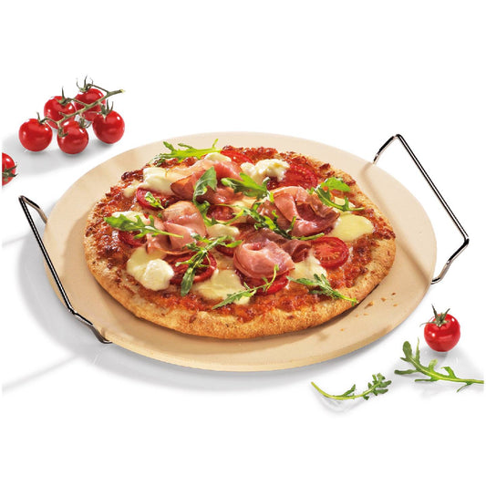 Kuechenprofi Pizza Stone with Rack 30cm