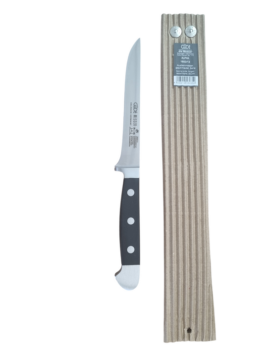 Guede Alpha Black Boning Knife 13cm