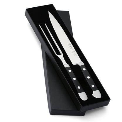 Guede Alpha 2-piece Black Carving Set