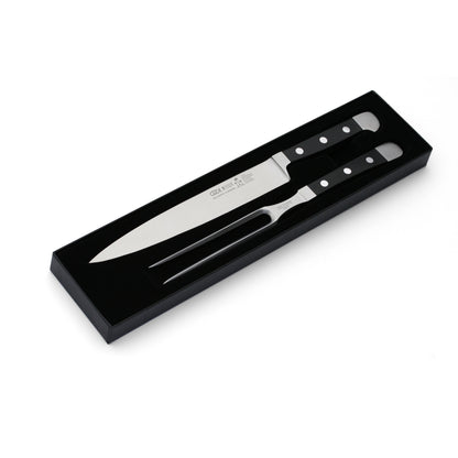 Guede Alpha 2-piece Black Carving Set