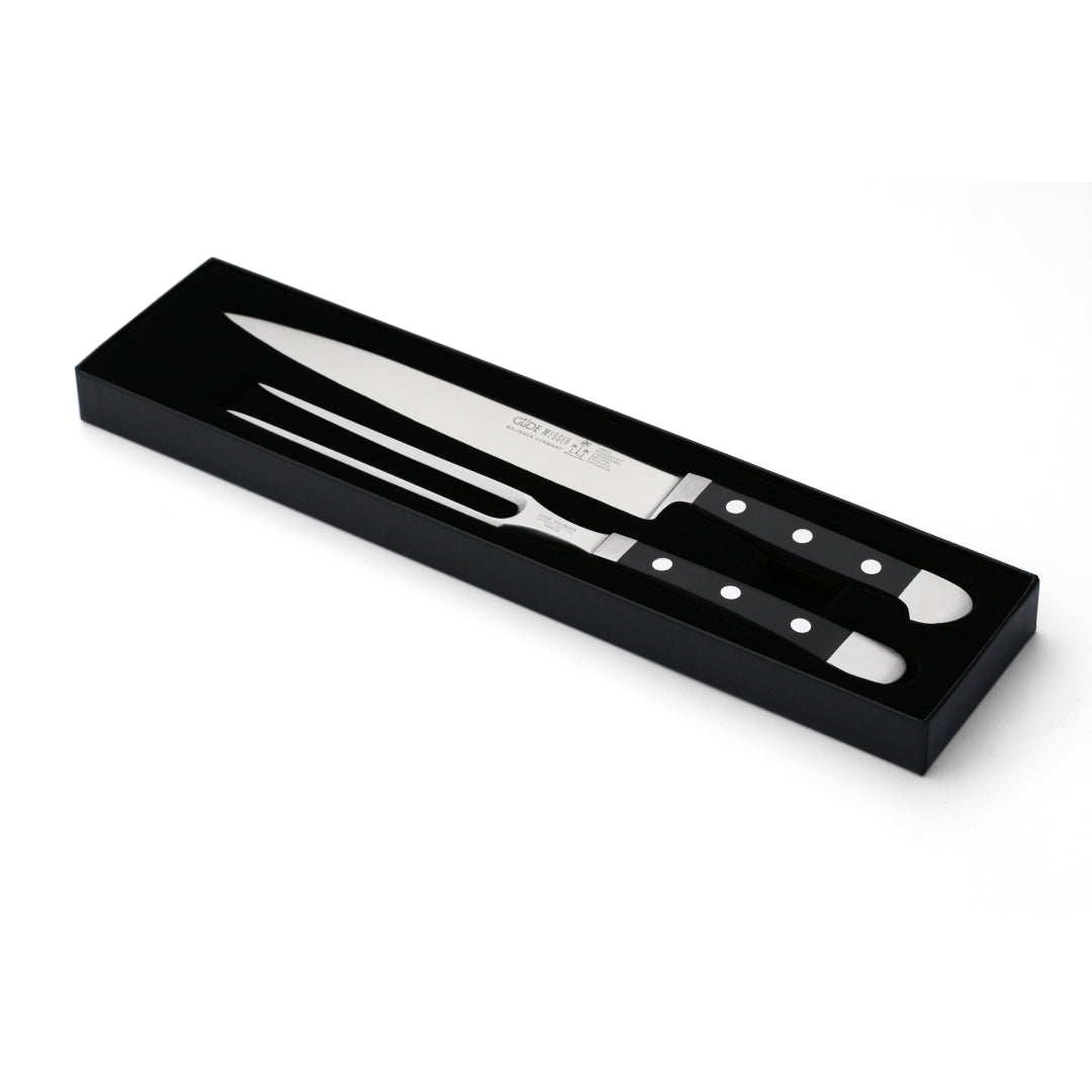 Guede Alpha 2-piece Black Carving Set