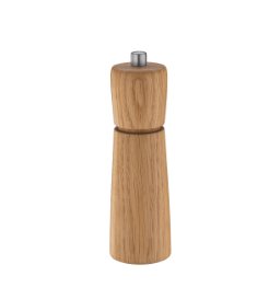Zassenhaus KIEL Oak Wood Ceramic Grinder – Adjustable Salt & Pepper Mill