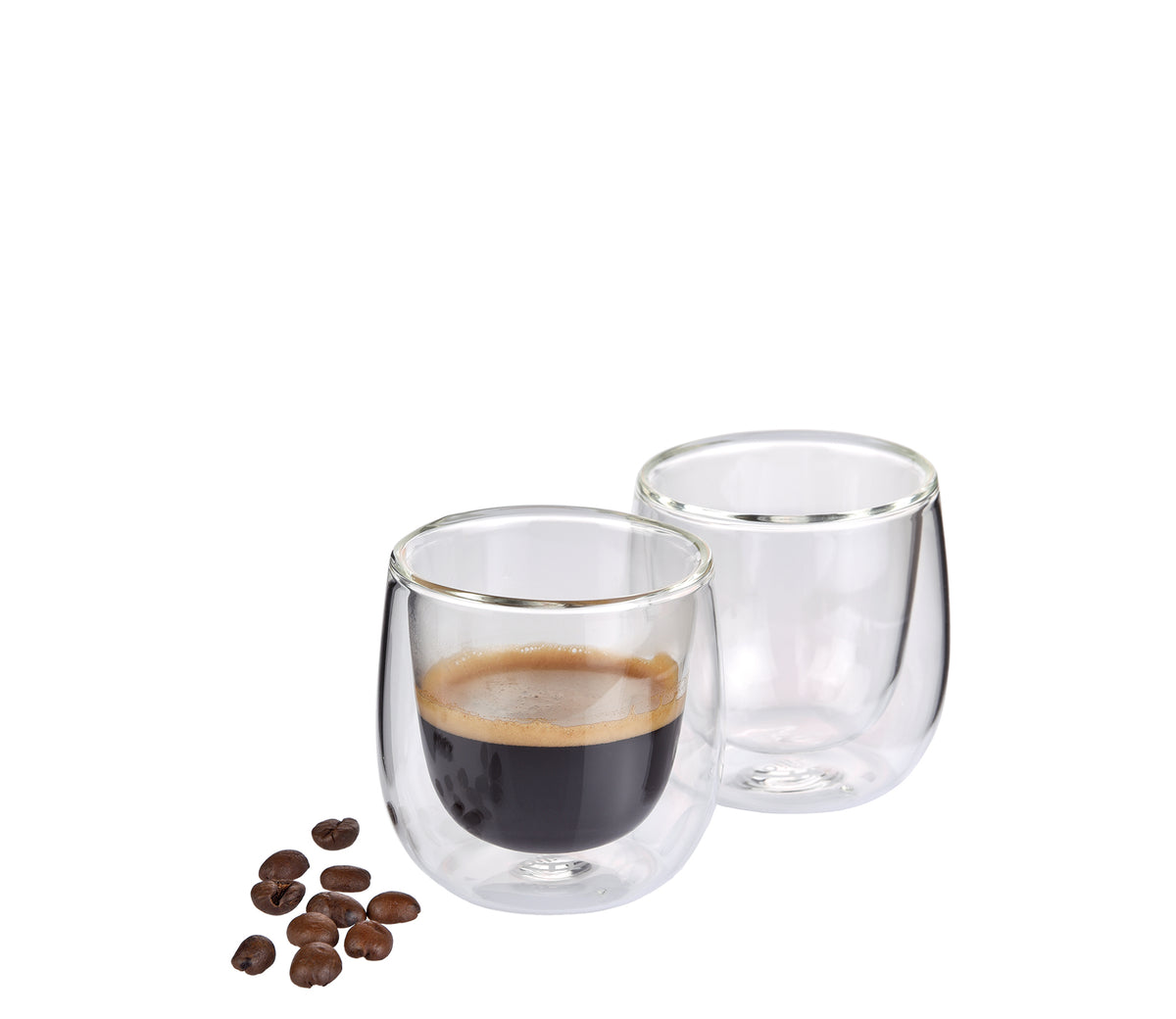 Cilio Double-walled Espresso Glasses VERONA  80ml - Set of 2