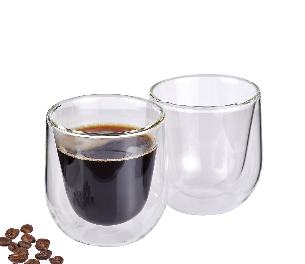Cilio Double-walled Coffee Glasses VERONA 150ml - Set of 2