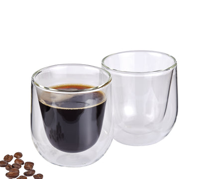 Cilio Double-walled Coffee Glasses VERONA 150ml - Set of 2