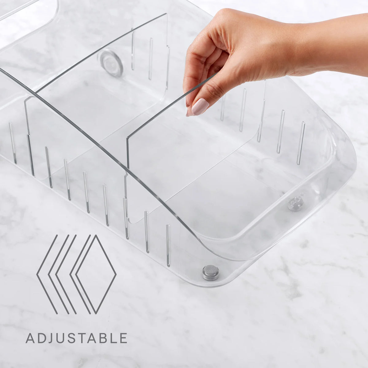 YouCopia RollOut 20cm Narrow Fridge Drawer - Clear