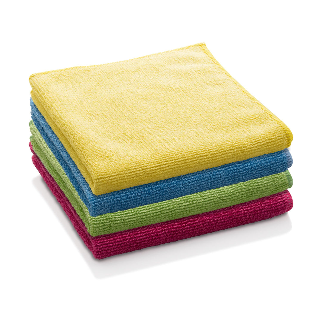 E-Cloth General Purpose Cloths, Set of 4 - Assorted Colours