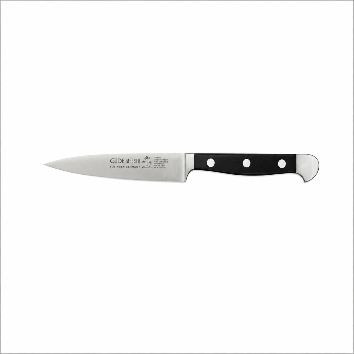 Guede Alpha Black Paring Knife 10cm