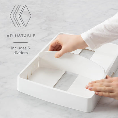 YouCopia StoraLid Large Adjustable Lid Organizer White - Cabinets & Countertops