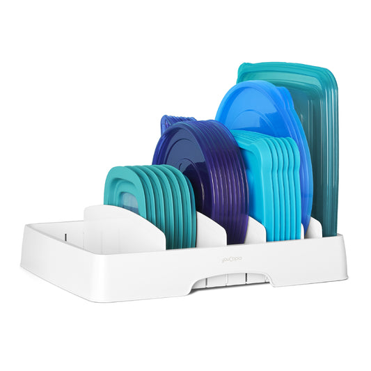 YouCopia StoraLid Large Adjustable Lid Organizer White - Cabinets & Countertops