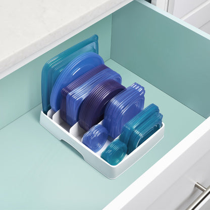 YouCopia StoraLid Large Adjustable Lid Organizer White - Cabinets & Countertops
