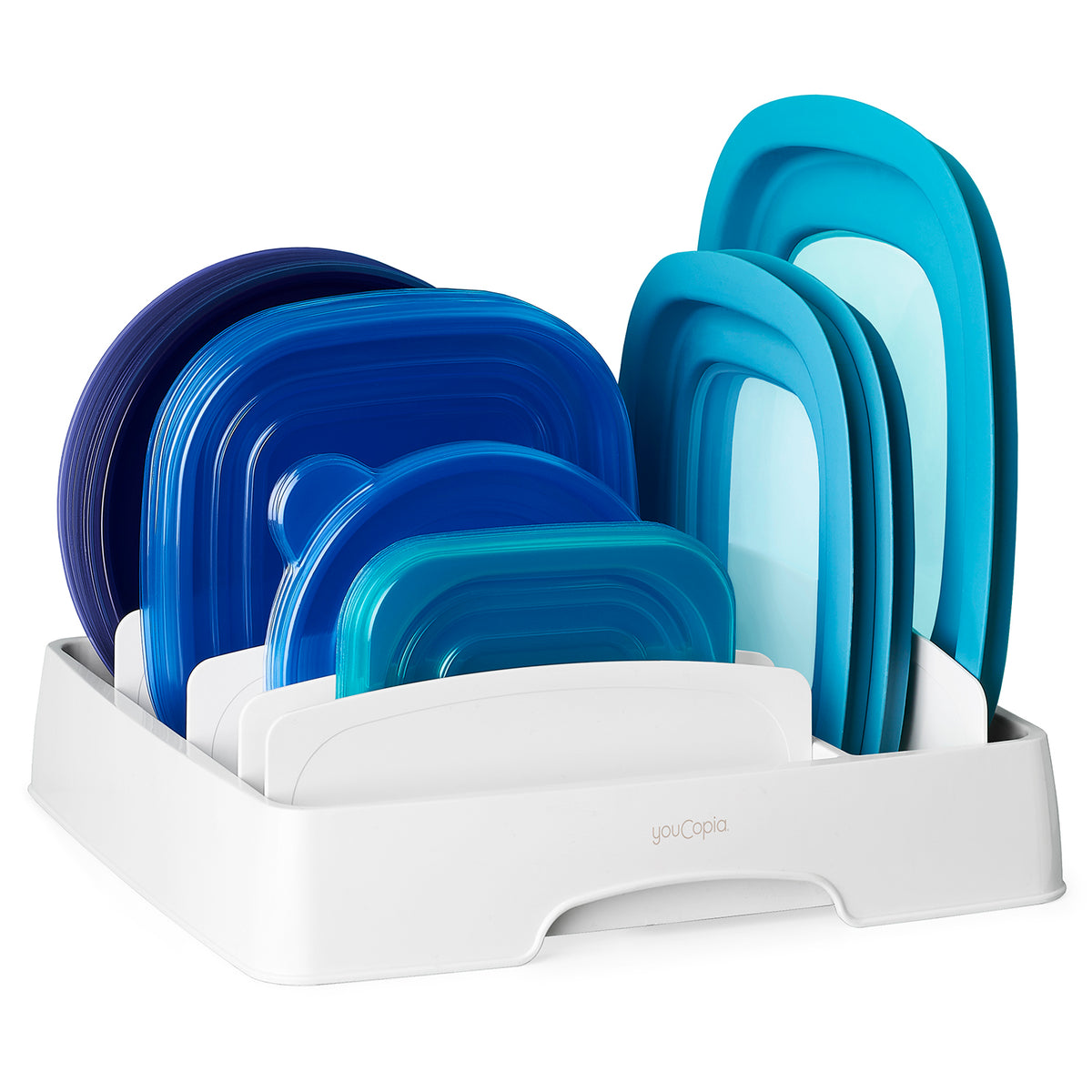Youcopia StoraLid 23cm Medium Lid Organiser - White