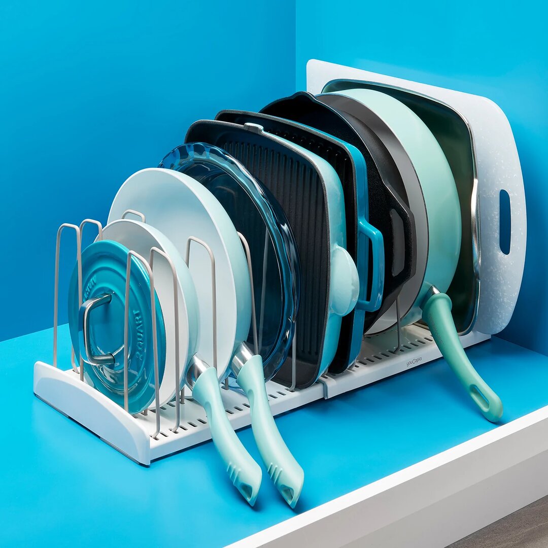 YouCopia StoreMore Expandable Cookware Rack - White