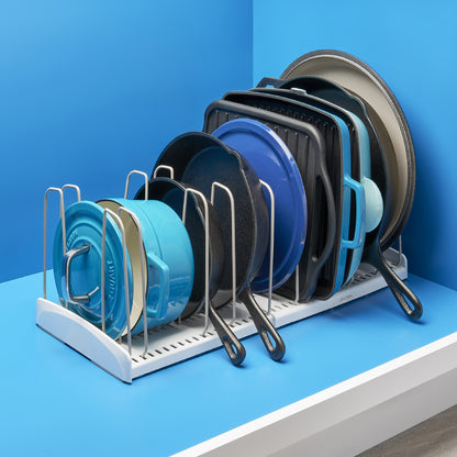 YouCopia StoreMore Expandable Cookware Rack - White