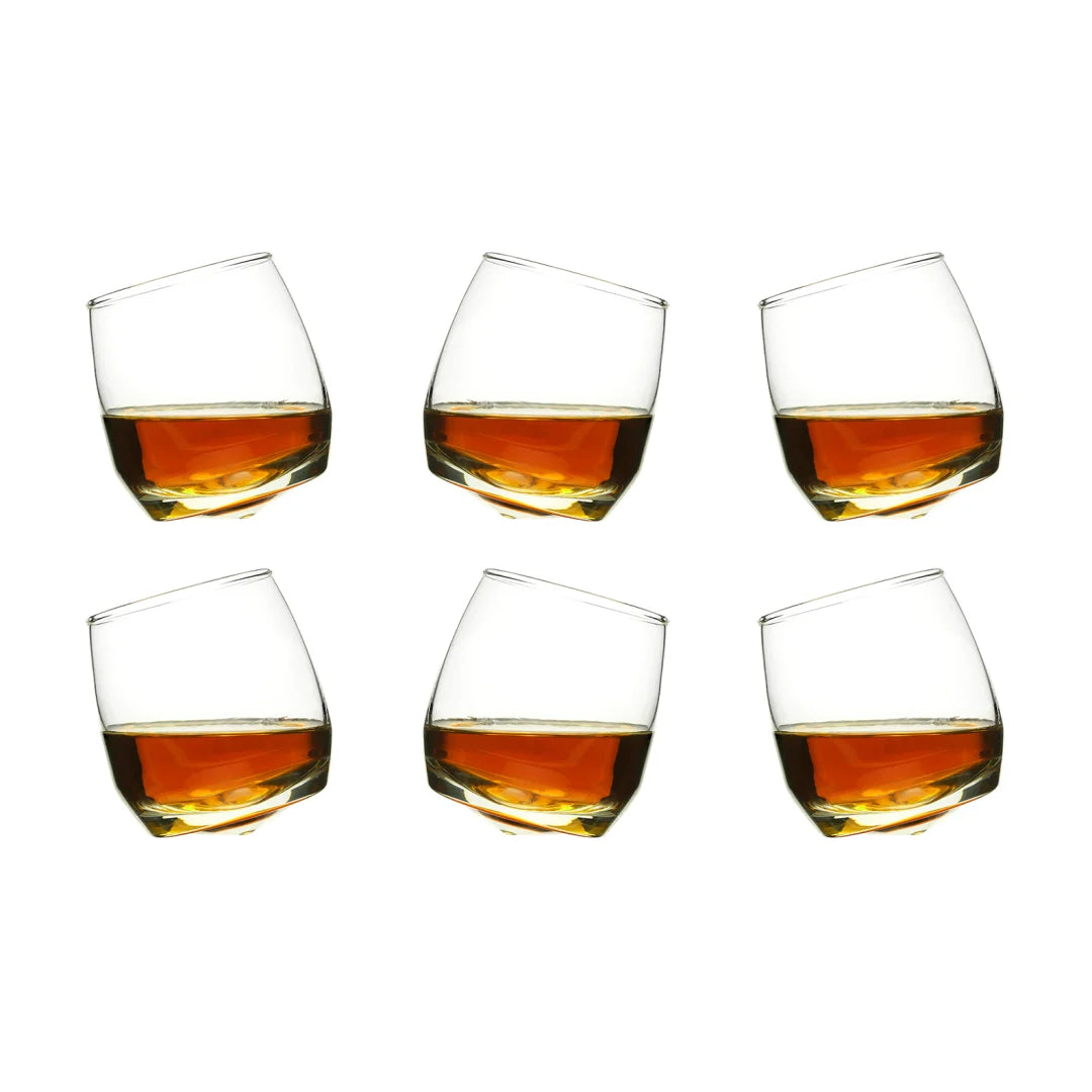Sagaform Whiskey Rocking Tumbler Set of 6