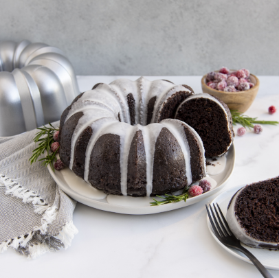 Nordic Ware Sparkling Silver Bundt