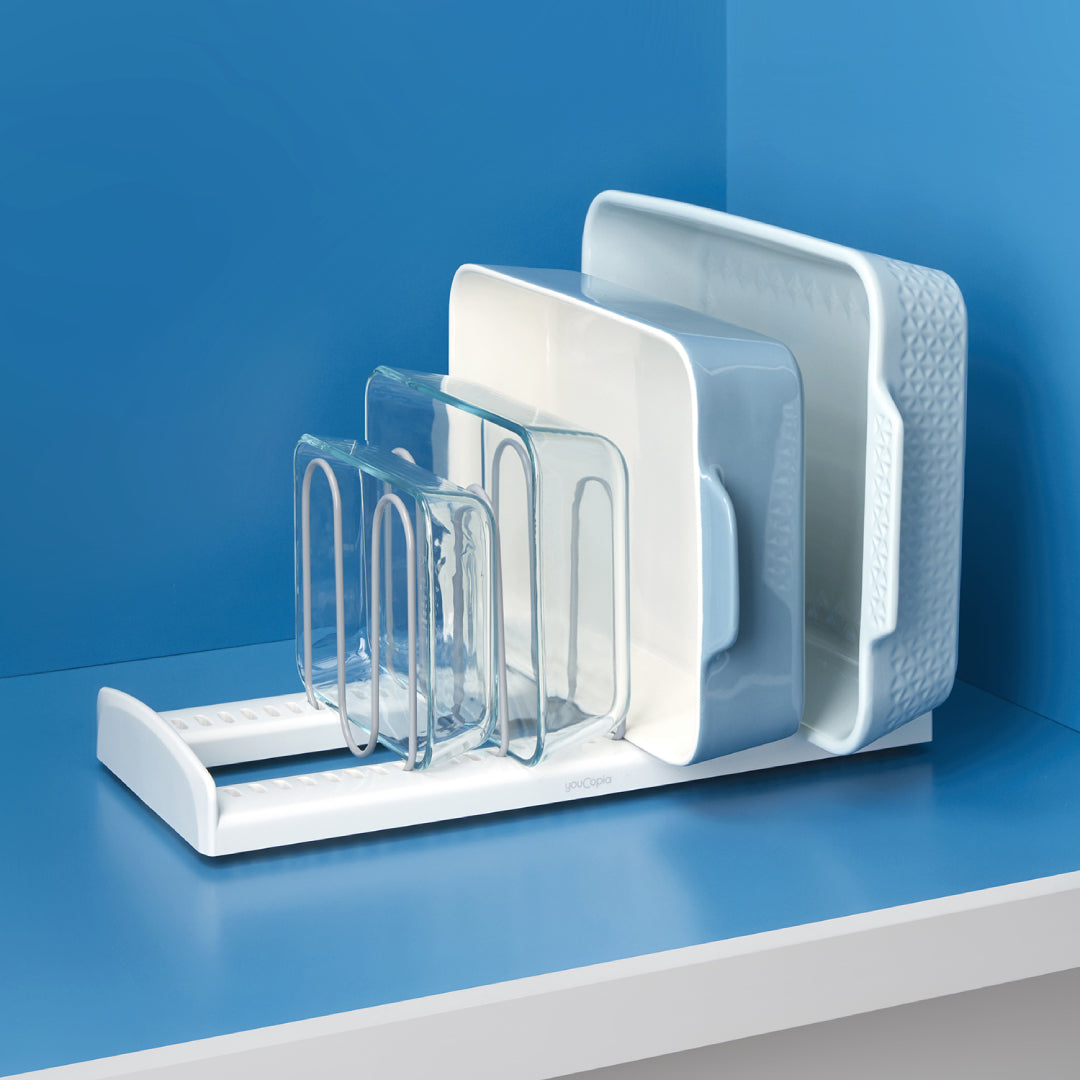 YouCopia StoreMore Pan & Lid Rack Organizer - White