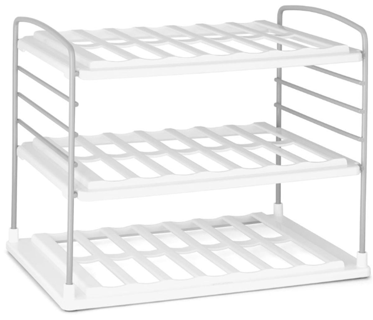 YouCopia Bottle Organizer – Adjustable Water Bottle Storage Rack White