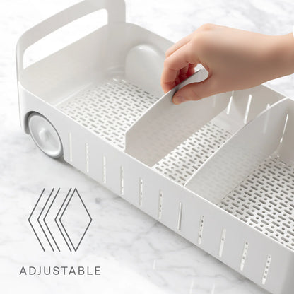 YouCopia RollOut Under Sink Caddy Organzizer- White
