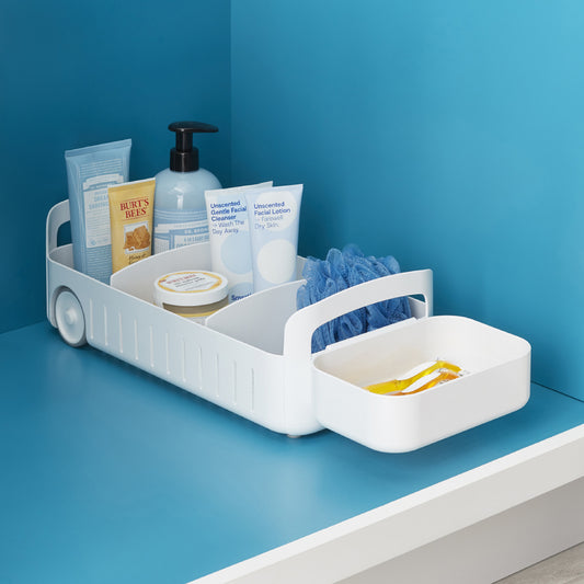 YouCopia RollOut Under Sink Caddy - White