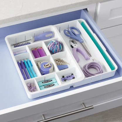 YouCopia DrawerFit Small "Stuff" Organizer - White