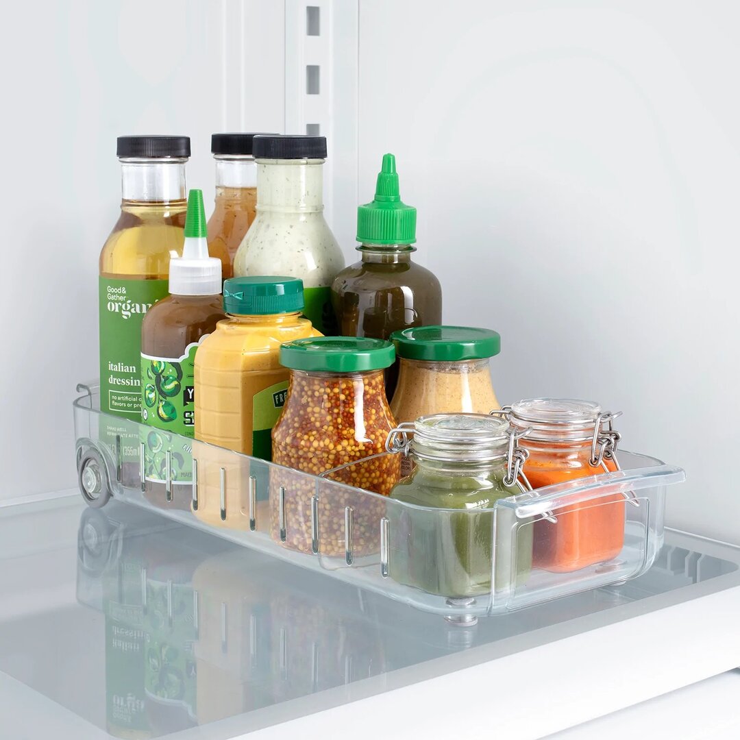 YouCopia RollOut 15cm Fridge Caddy - Clear
