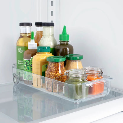 YouCopia RollOut 15cm Fridge Caddy - Clear