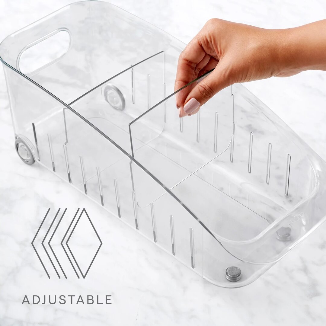 YouCopia RollOut 15cm Narrow Fridge Drawer - Clear