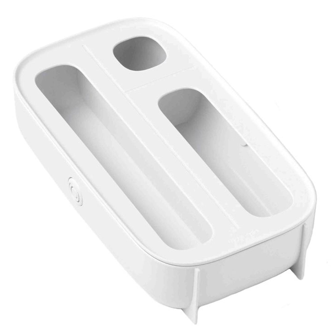 YouCopia StoraBag 3-Slot Food Bag Dispenser - White