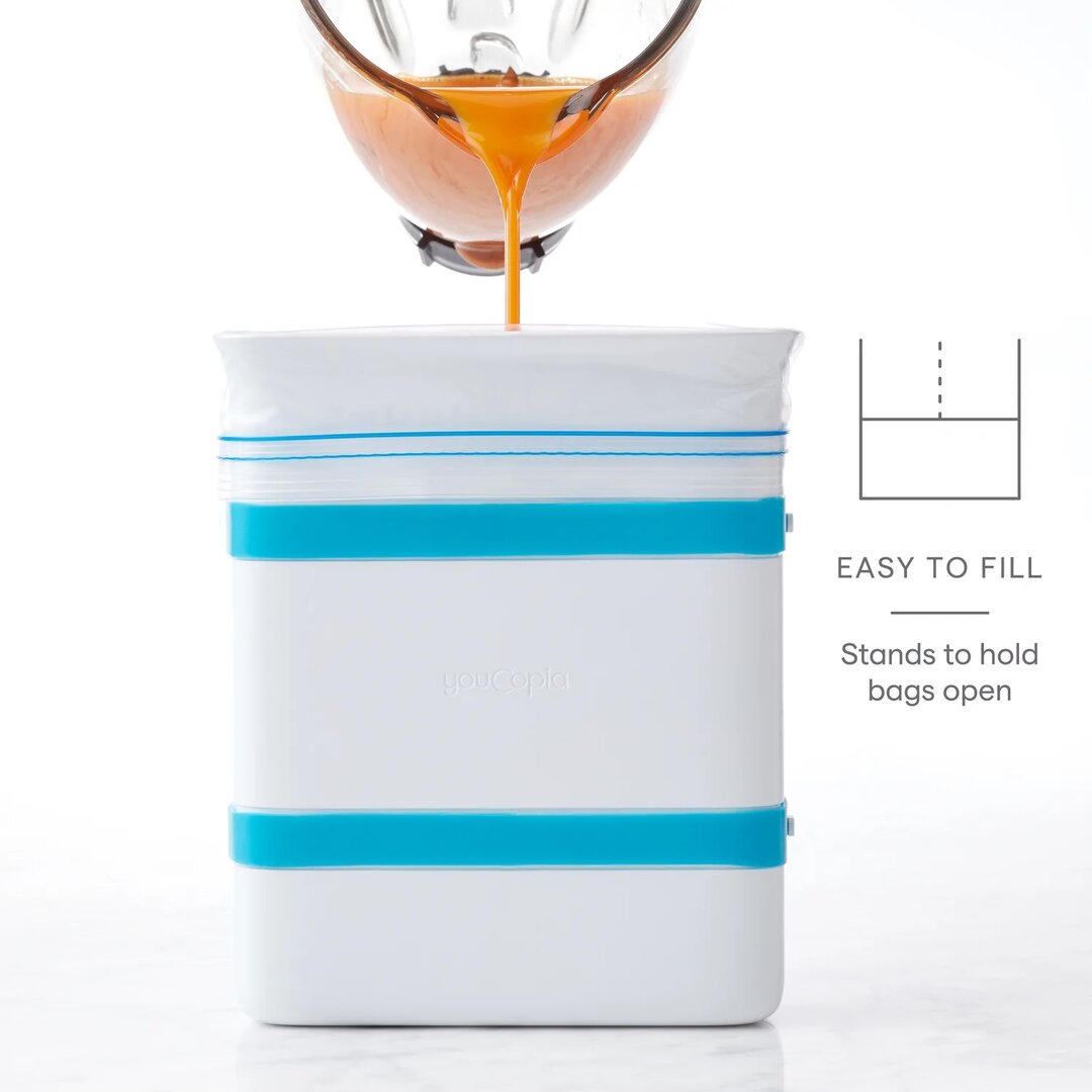 YouCopia FreezeUp Food Block Maker - White & Blue