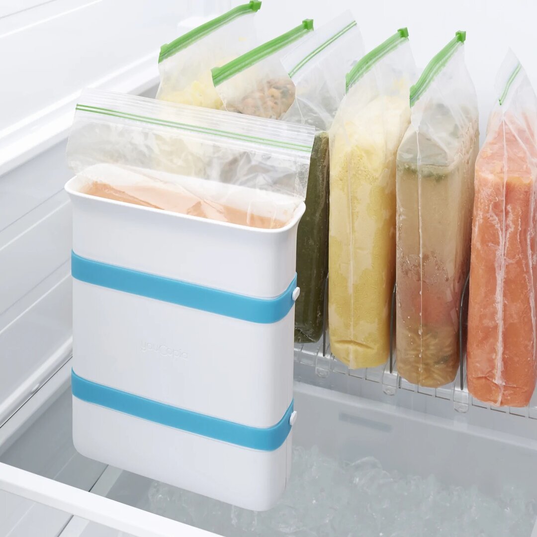 YouCopia FreezeUp Food Block Maker - White & Blue