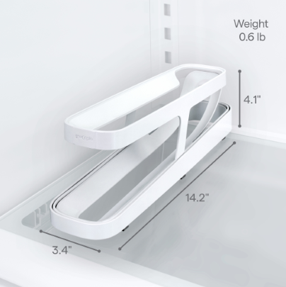 YouCopia RollDown Egg Dispenser Two-Tier - White