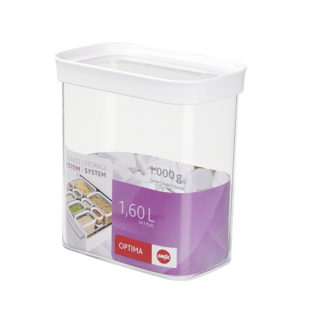 Emsa Optima Rectangular Container - 1.6Lt