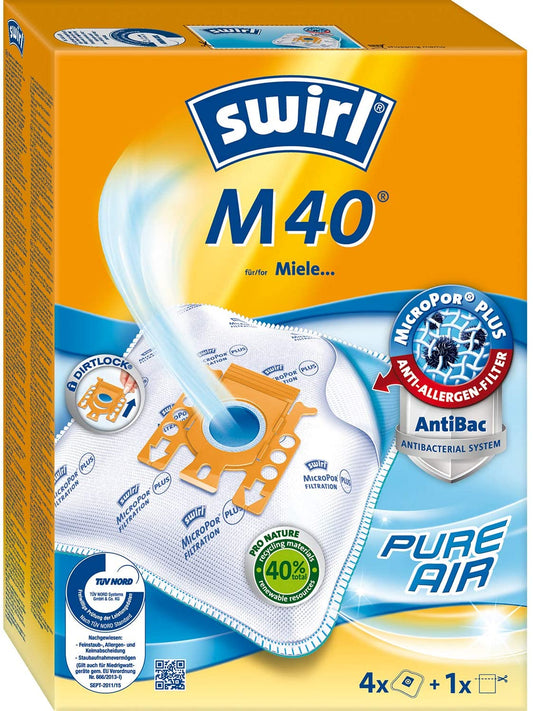 Swirl Multi Fit Vacuum Cleaner Bag M40 Suitable for Miele