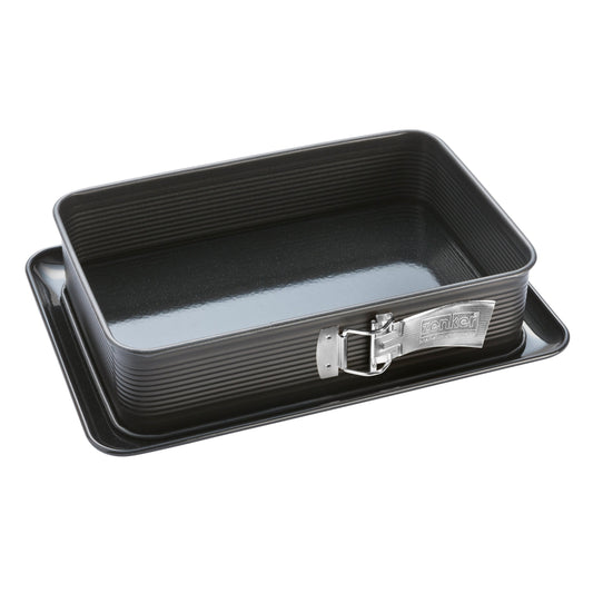 Zenker Springform Baking Tin with leak-proof base 32x22x7cm