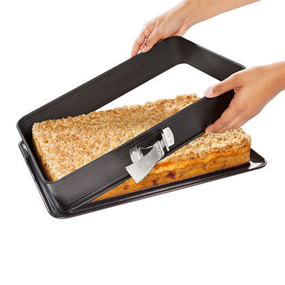 Zenker Springform Baking Tin with leak-proof base 42x29x7cm